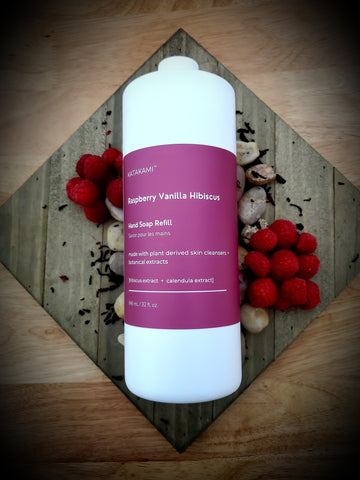 Raspberry Vanilla Hibiscus Hand Soap Refill